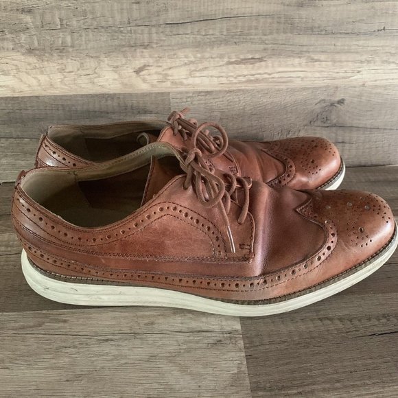 Cole Haan Original Grand C21133 Men\'s Woodbury Long Wingtip Oxford Shoes Sz 10 M main image 6